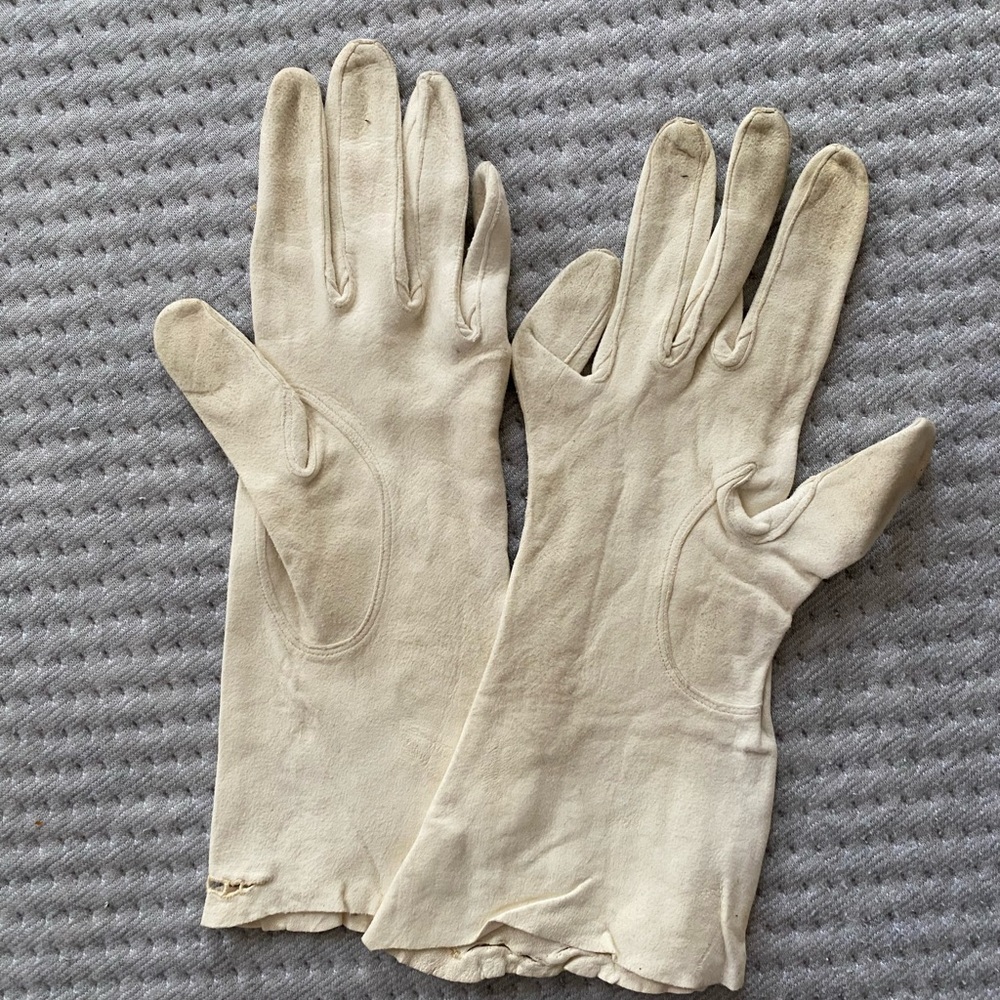 VINTAGE LEATHER GLOVES - Picture 6 of 11